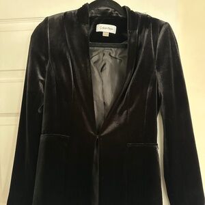 Calvin Klein Velvet Blazer